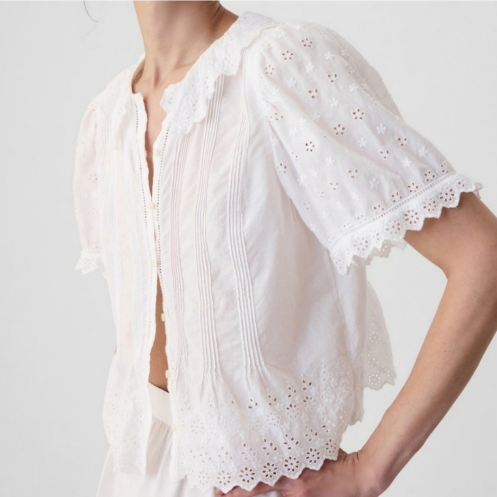 Doen x GAP Eyelet Top